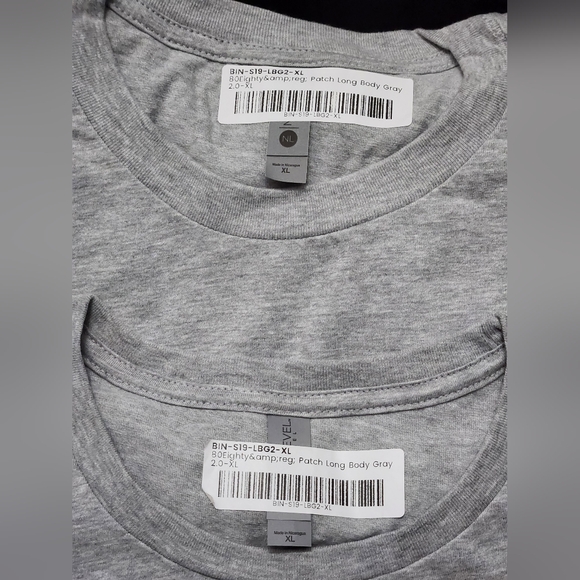 80Eighty Patch Long Body T-shirts - Lot Of 3 - Picture 3 of 5